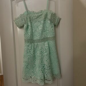 Francesca’s - lace romper great for Spring - Beautiful detail! Off the shoulder!